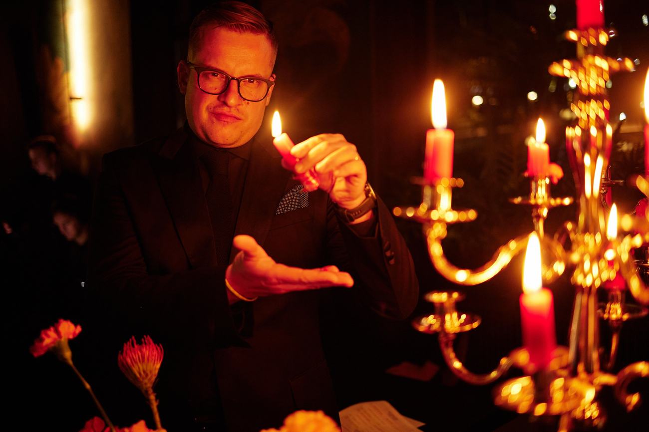 Valerij Mitejko at a themed evening event